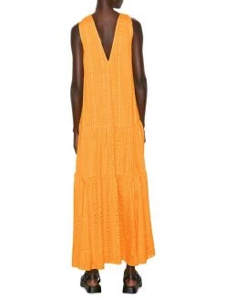 Frame Draped Halter Maxi Dress -Frame Sales Store unnamed file 2720