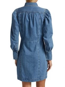 Frame Denim Puff-Sleeve Dress 13 Frame Denim Puff-Sleeve Dress -Frame Sales Store unnamed file 2759