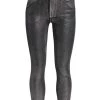 Frame Le High Coated Skinny Crop Jeans