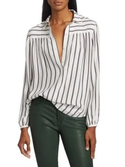 Frame Le Drop Yoke Popover Shirt -Frame Sales Store unnamed file 283