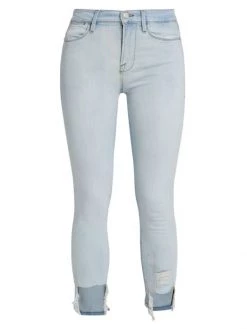 Frame Le High Skinny Cropped Jeans