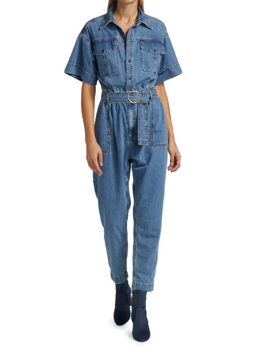 Frame Arie Denim Jumpsuit 4 Frame Arie Denim Jumpsuit - Image 2