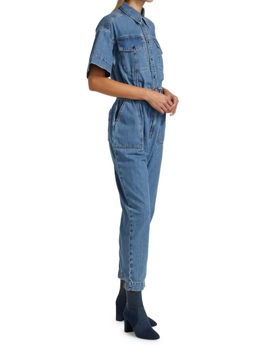 Frame Arie Denim Jumpsuit 6 Frame Arie Denim Jumpsuit - Image 4