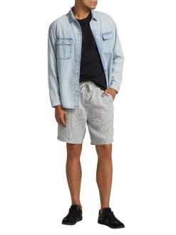 Frame The Beach Denim Shirt For Men Unison -Frame Sales Store unnamed file 289