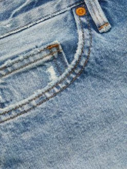 Frame La Grand Garçon High-Rise Distressed Biodegradable Cut-Off Denim Shorts -Frame Sales Store unnamed file 2893