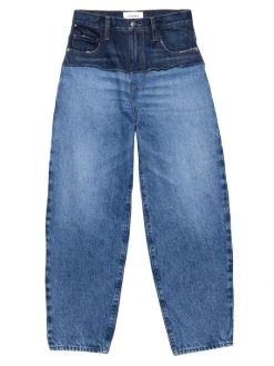 Frame Ultra High-Rise Reconstructed Ombré Jeans