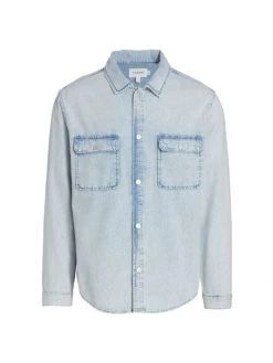 Frame The Beach Denim Shirt For Men Unison -Frame Sales Store unnamed file 290