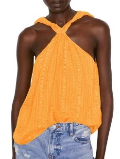 Frame Draped Halter Top