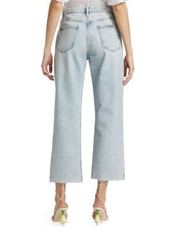Frame Le Jane High-Rise Crop Wide-Leg Jeans -Frame Sales Store unnamed file 2935
