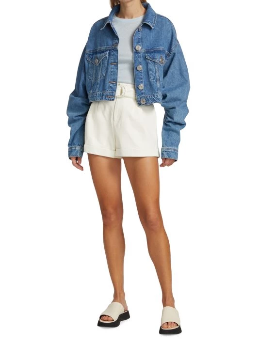 Frame Leather Paperbag Shorts 4 Frame Leather Paperbag Shorts - Image 2