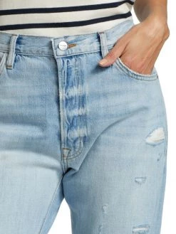 Frame Le Slouch High-Rise Ripped Jeans -Frame Sales Store unnamed file 2966