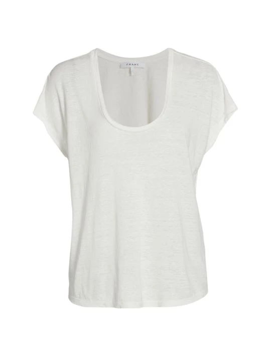 Frame Easy Scoopneck T-Shirt Cloud Blue 10 Frame Easy Scoopneck T-Shirt Cloud Blue - Image 8