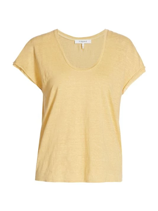 Frame Easy Scoopneck T-Shirt Cloud Blue 12 Frame Easy Scoopneck T-Shirt Cloud Blue - Image 10