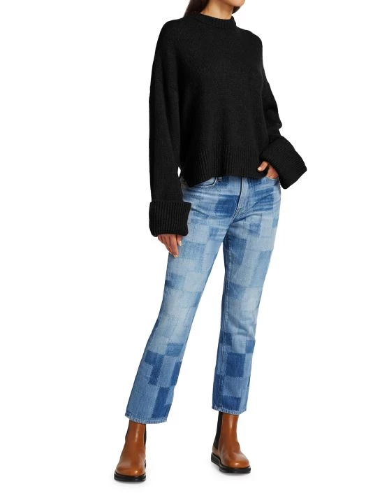 Frame Leon Cuff Sweater Noir 4 Frame Leon Cuff Sweater Noir - Image 2