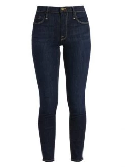 Frame Le Skinny De Jeanne Mid-Rise Jeans