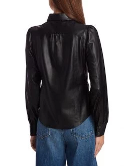 Frame Fem Leather Military Shirt -Frame Sales Store unnamed file 3016