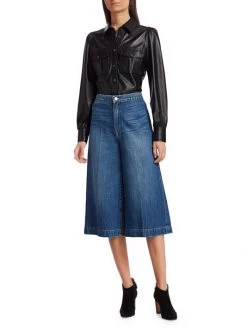 Frame Fem Leather Military Shirt -Frame Sales Store unnamed file 3017