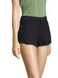 Frame Distressed High-Rise Denim Shorts -Frame Sales Store unnamed file 3023