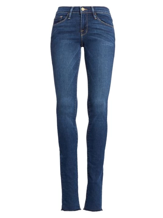 Frame Karlie Mid-Rise Supermodel-Length Skinny Jeans 3 Frame Karlie Mid-Rise Supermodel-Length Skinny Jeans