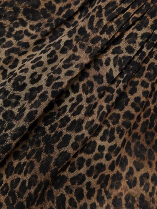 Frame Tie-Neck Silk Minidress 9 Frame Tie-Neck Silk Minidress - Image 7