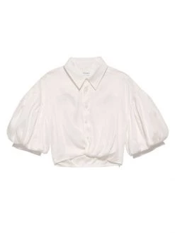 Frame Voluminous Twist-Front Top Noir -Frame Sales Store unnamed file 319