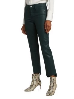 Frame Le High Straight Raw Stagger Coated Jeans -Frame Sales Store unnamed file 342