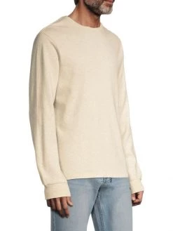 Frame Long-Sleeve Cotton Crewneck Shirt For Men -Frame Sales Store unnamed file 37