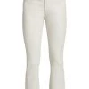 Frame Le Crop Leather Flared Leg Pants