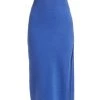 Frame Cashmere Blend Pencil Skirt Jet Stream