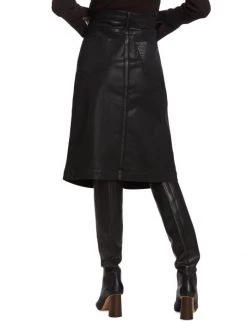 Frame Coated A-Line Midi Skirt -Frame Sales Store unnamed file 590