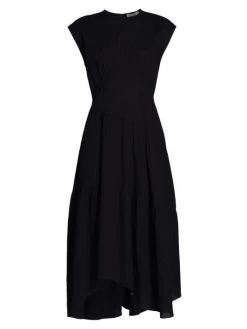 Frame Gathered Seam Dress