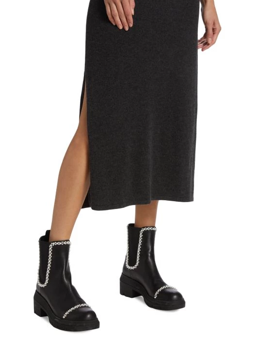 Frame Cashmere Shirred-Sleeve Sweaterdress 8 Frame Cashmere Shirred-Sleeve Sweaterdress - Image 6