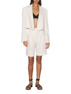 Frame Clean Cropped Blazer