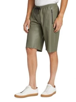 Frame Drawstring Leather Shorts For Men -Frame Sales Store unnamed file 684