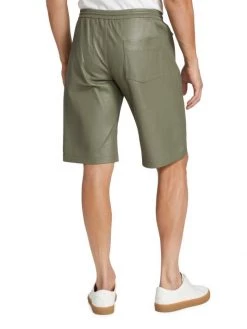 Frame Drawstring Leather Shorts For Men -Frame Sales Store unnamed file 685