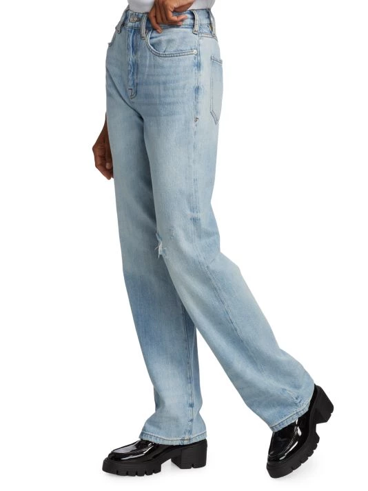 Frame Le Jane High-Rise Distressed Wide-Leg Jeans 6 Frame Le Jane High-Rise Distressed Wide-Leg Jeans - Image 4