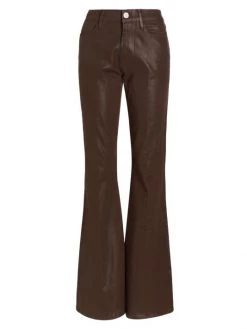 Frame Le High Flare Coated Jeans