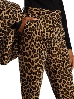 Frame Mini Boot Cheetah-Print Trousers -Frame Sales Store unnamed file 766