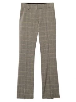 Frame Mini Checkered Boot-Cut Trousers