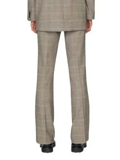 Frame Mini Checkered Boot-Cut Trousers -Frame Sales Store unnamed file 852