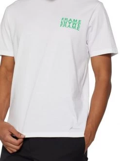 Frame Logo Cotton T-Shirt For Men -Frame Sales Store unnamed file 859