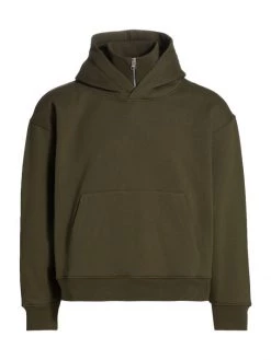Frame Half-Zip Surplus Cotton-Blend Hoodie For Men