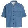 Frame Silk Short-Sleeve Denim Shirt For Men -Frame Sales Store unnamed file 886