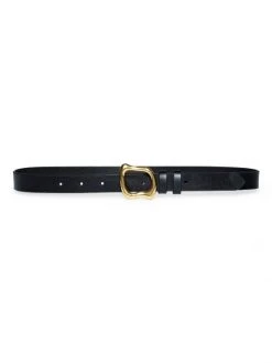 Frame Skinny Leather Belt