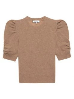 Frame Frankie Recycled Cashmere Sweater Vanilla