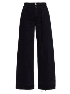 Frame Le Baggy High-Rise Palazzo Jeans