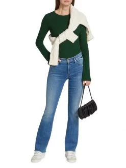 Frame Rib-Knit Pullover Top -Frame Sales Store unnamed file 982