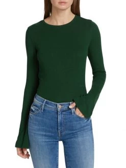 Frame Rib-Knit Pullover Top -Frame Sales Store unnamed file 983